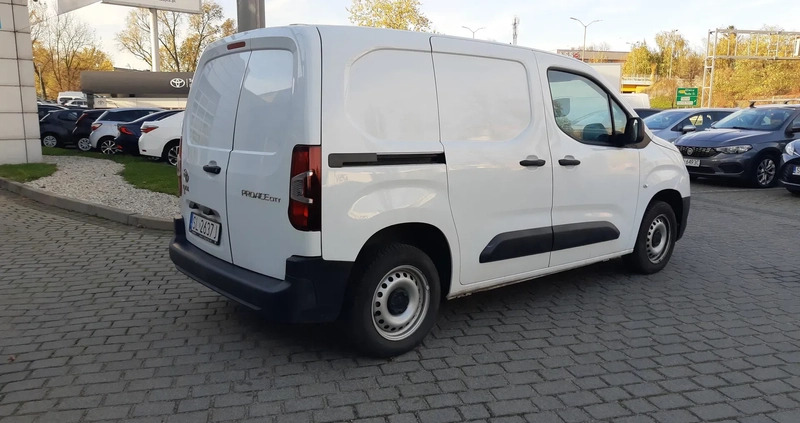 Toyota Proace City cena 68999 przebieg: 65000, rok produkcji 2022 z Wąbrzeźno małe 211